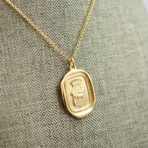 Gryphon - Carpe Diem - Seize the Day in Gold Vermeil