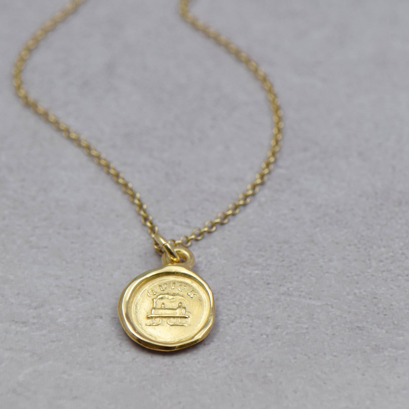 Steam Train - Quick in Gold Vermeil