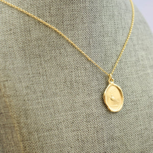 Dove and Olive Branch - Peace Dove in Gold Vermeil