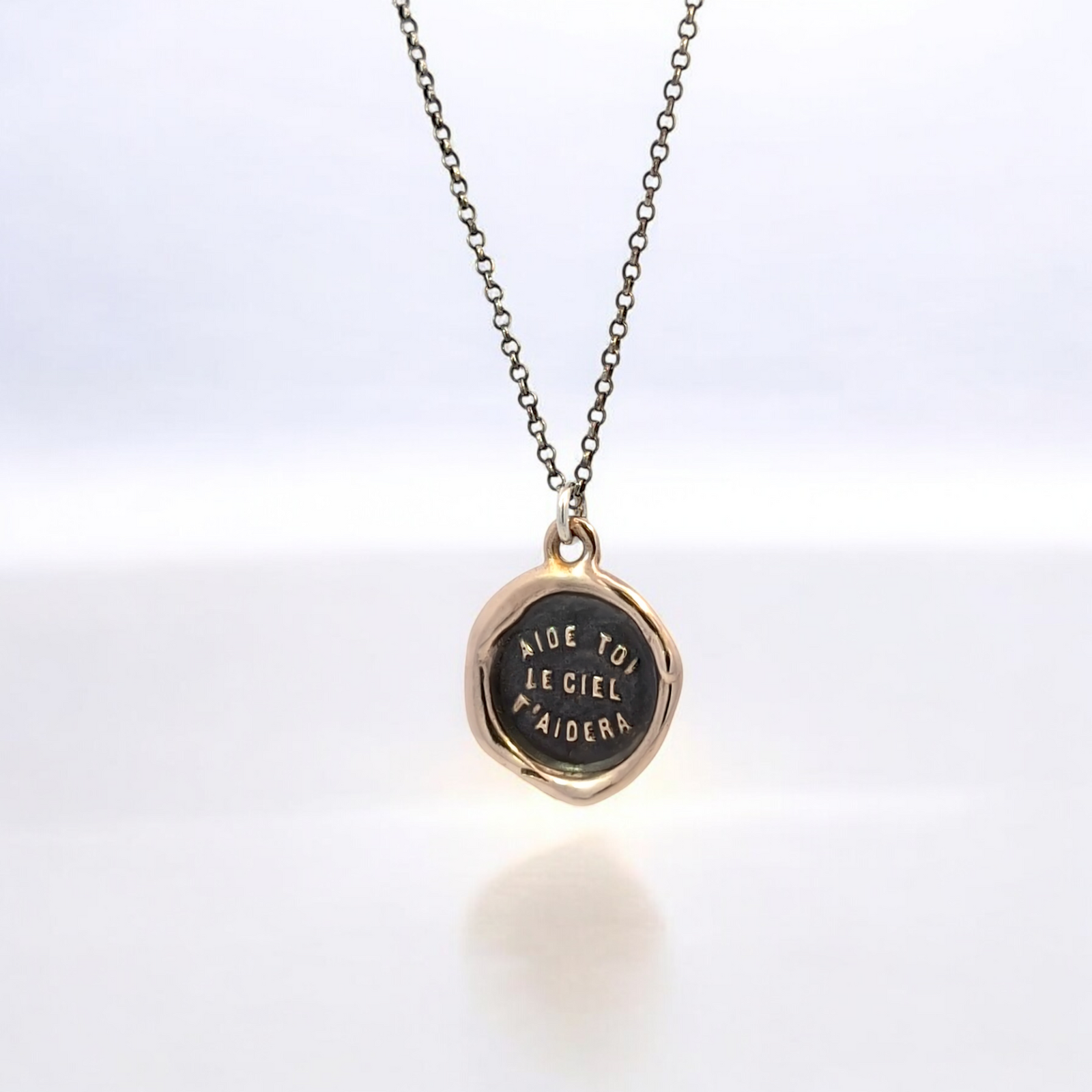 Self Reliance – Bronze Wax Seal Pendant
