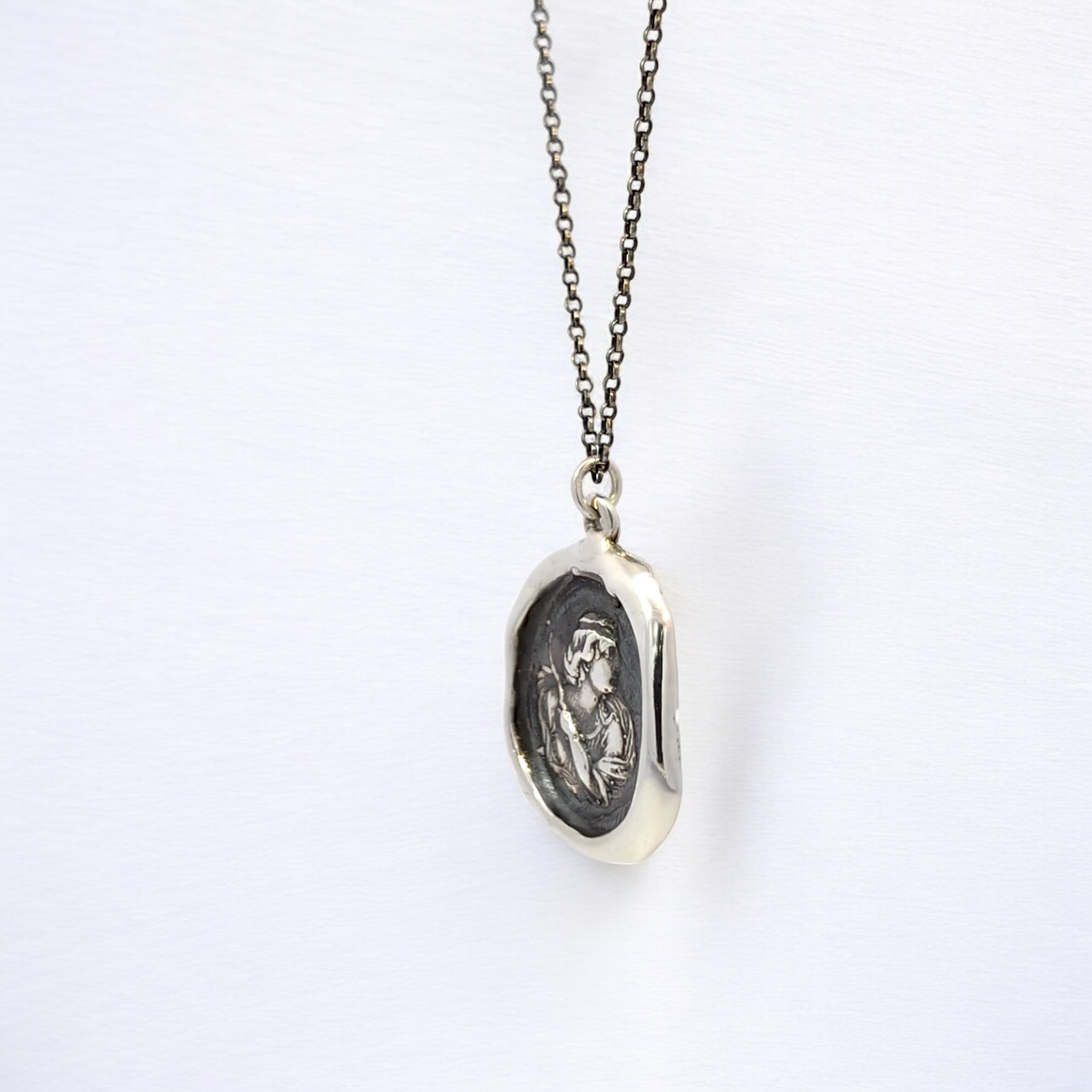 Of the Wild - Silver Artemis Wax Seal Pendant
