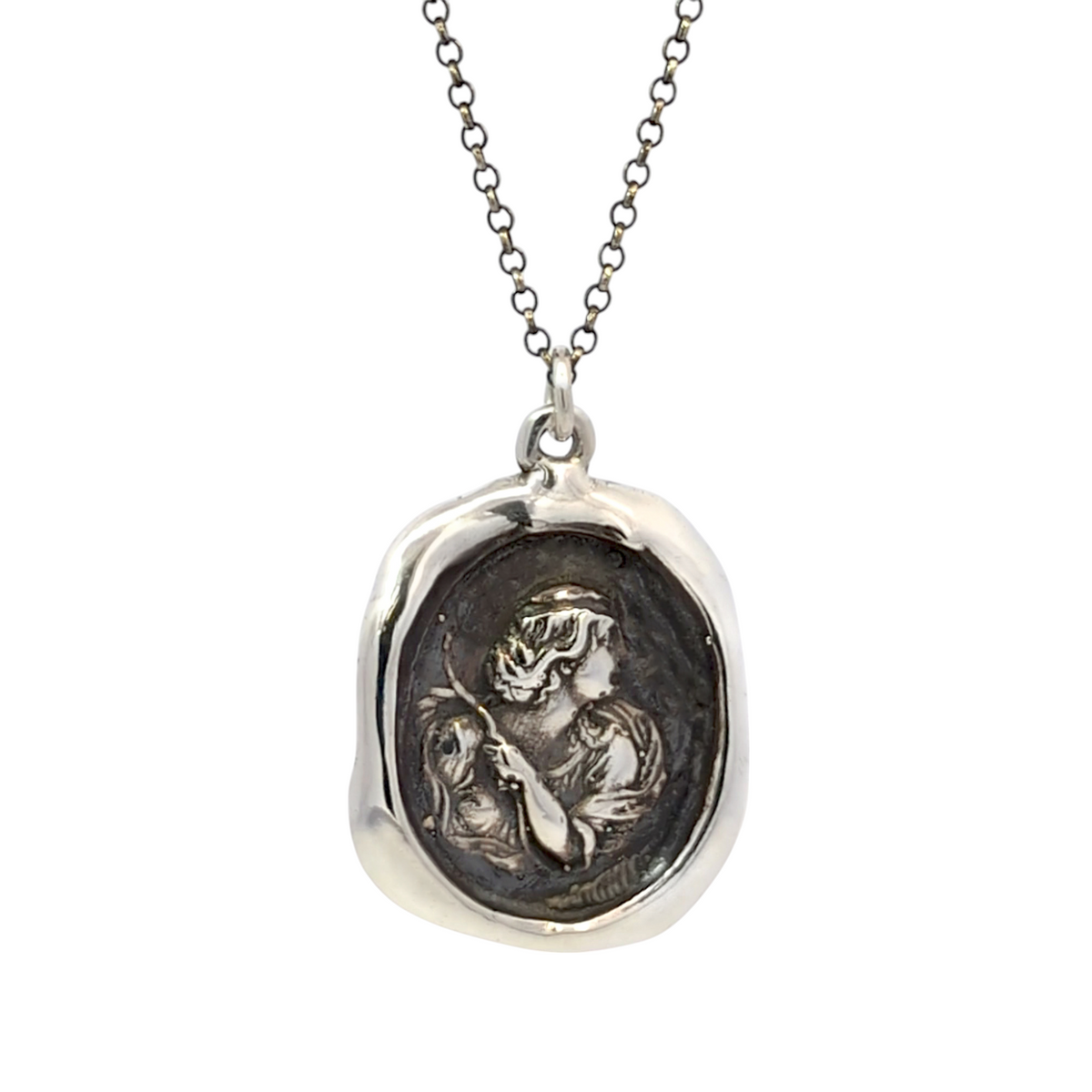 Of the Wild - Silver Artemis Wax Seal Pendant