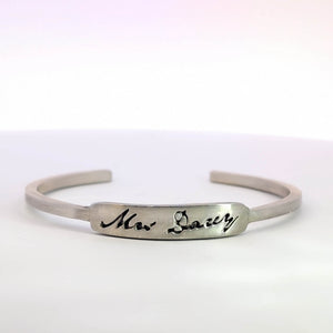 Mrs Darcy Cuff Bracelet, Sterling Silver