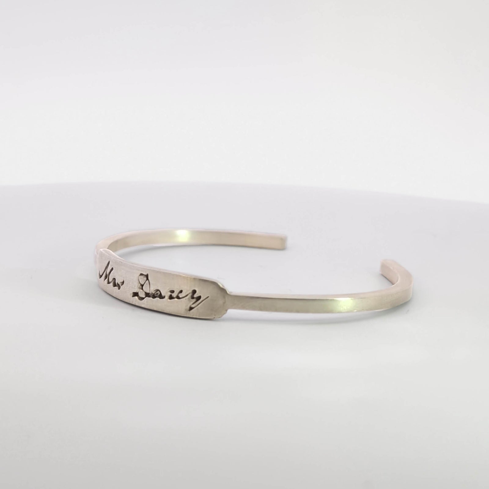 Mrs Darcy Cuff Bracelet, Sterling Silver