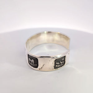 Aesop’s Fables Seal Cuff Bracelet, Sterling Silver