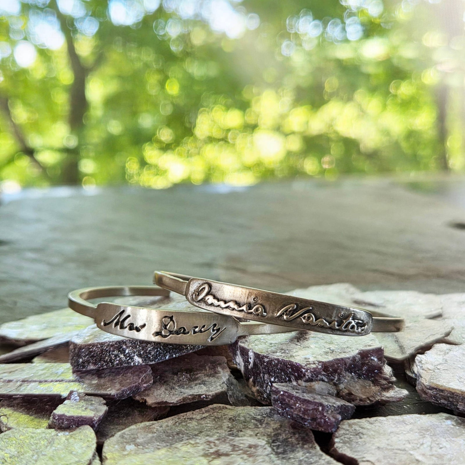 Omnia Vanitas Cuff Bracelet, Sterling Silver