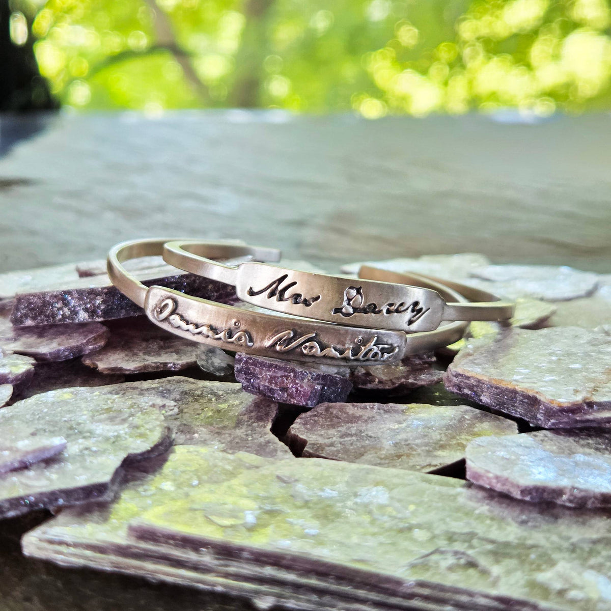 Omnia Vanitas Cuff Bracelet, Sterling Silver