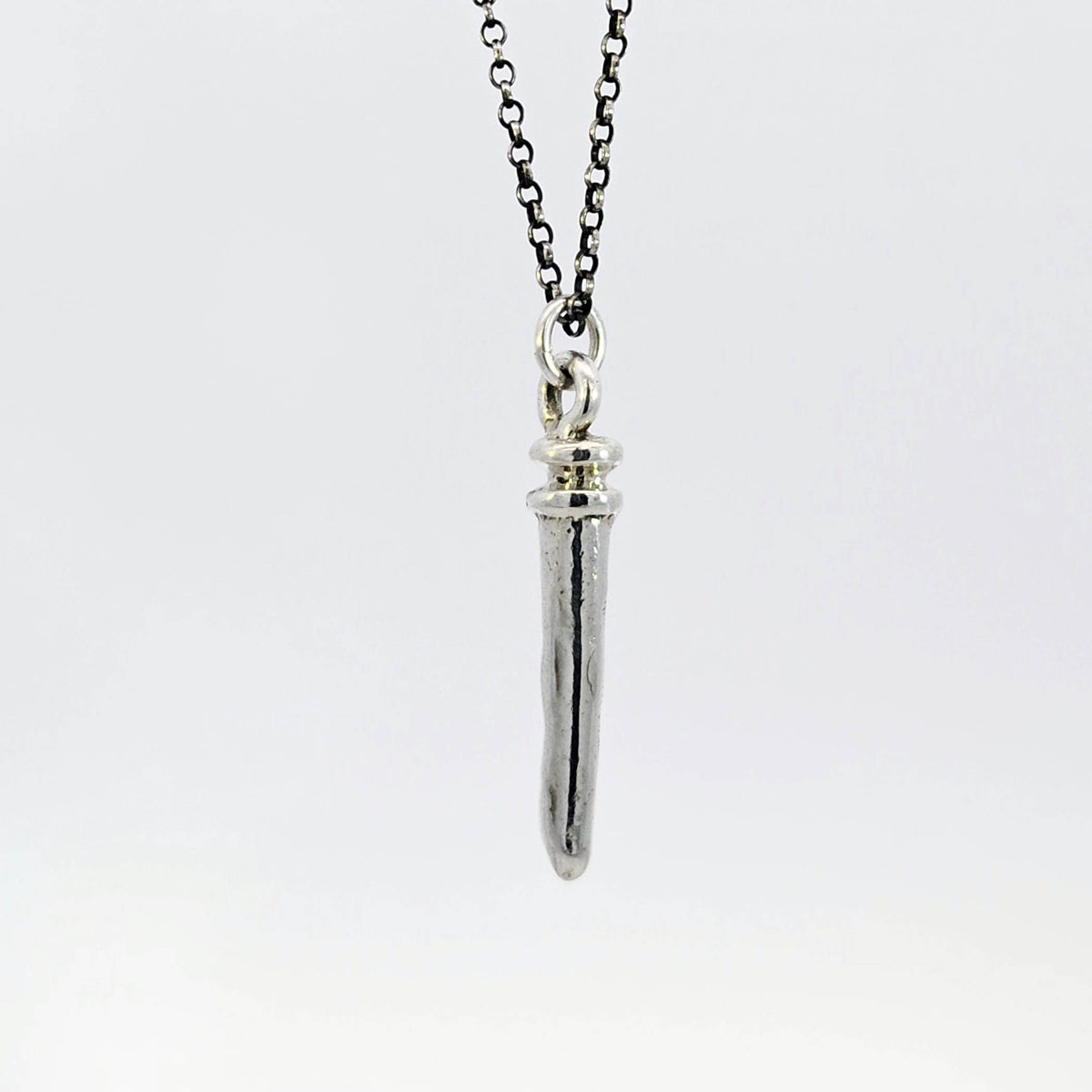 Sterling silver spike pendant