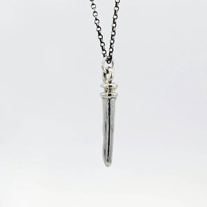 Sterling silver spike pendant