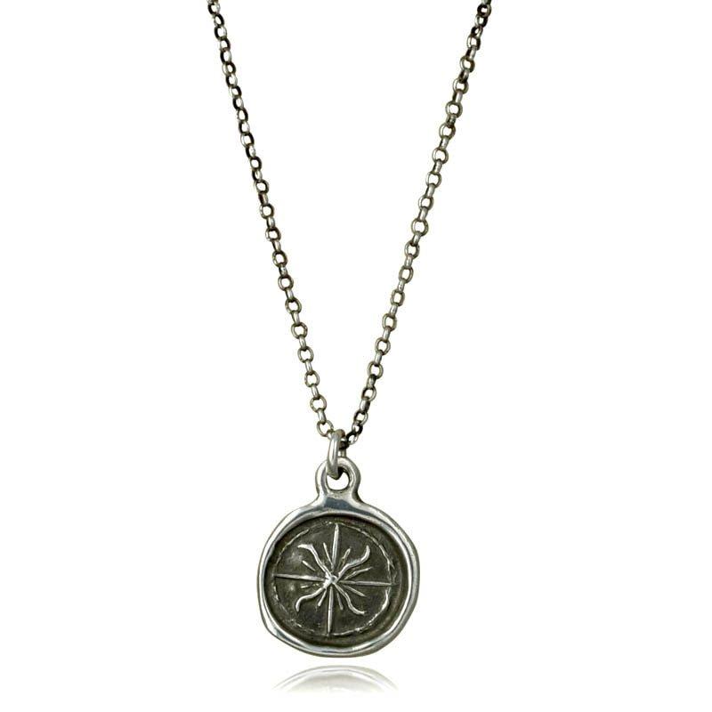 Windrose from Post  Medieval Wax Seal Compass Rose