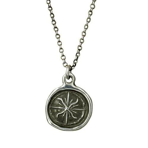 Windrose from Post  Medieval Wax Seal Compass Rose