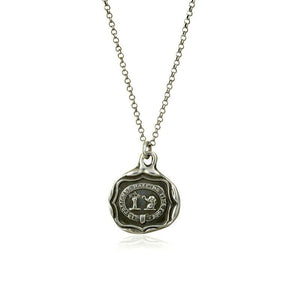 Elephant Wax Seal Necklace from an antique wax seal - Take Breath, Pull Strong