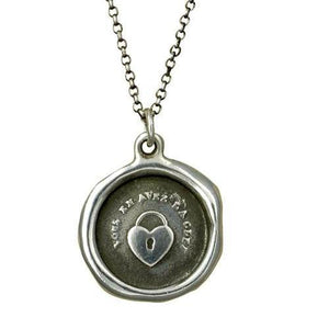 Heart Padlock - Lovers Key to my Heart Pendant