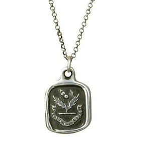 Sweeter after difficulties Thistle necklace