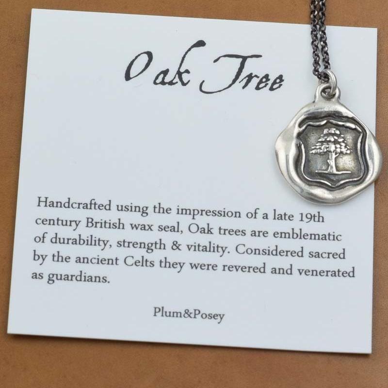 Oak Tree Necklace -  Strength, Vitality &amp; Guardianship