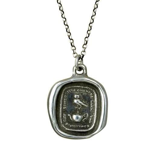 Owl and Teapot Pendant