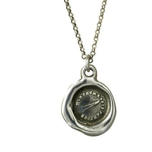 Comet Wax Seal Necklace - My fire follows me everywhere - Comet Jewelry, Comet Necklace