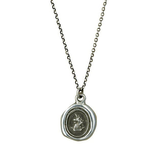 Unicorn & Crown Wax Seal Necklace