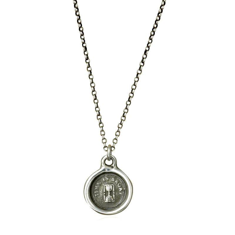 Hour Glass - Time is Short Whimsy Seal Necklace