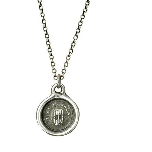 Hour Glass - Time is Short Whimsy Seal Necklace