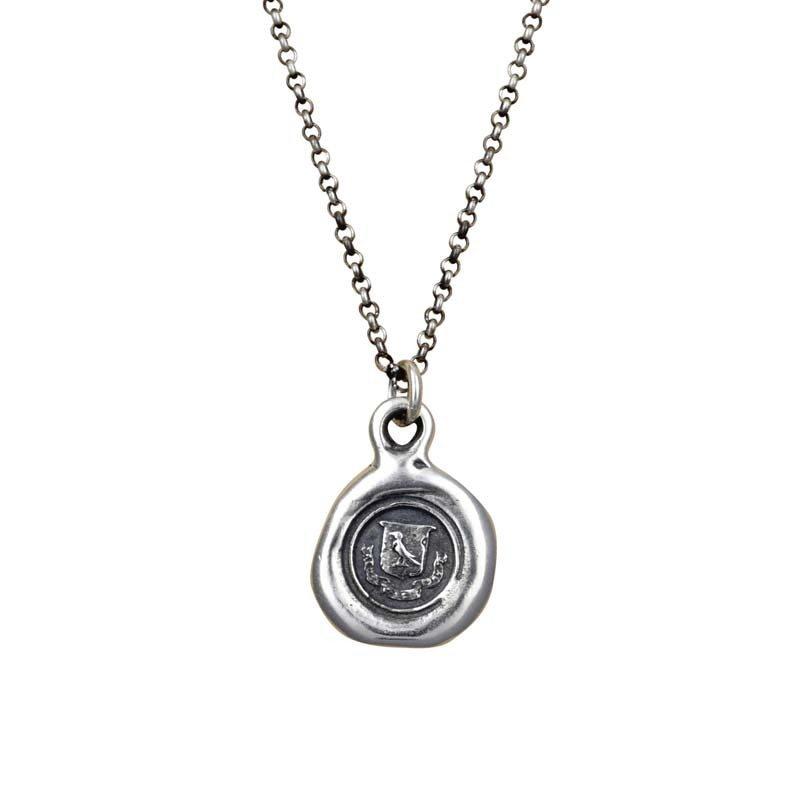 Mini Raven Necklace - God Feeds the Ravens