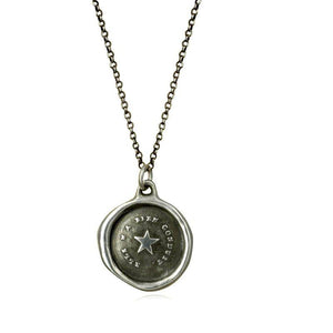 Follow Your Star - Antique Wax Seal Necklace