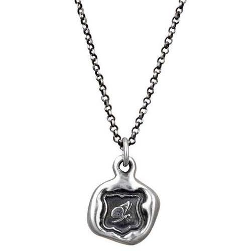 Butterfly Wax Seal Necklace - Psyche, Soul, Immortality
