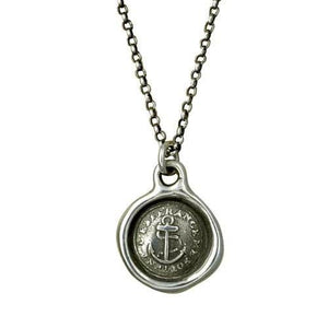 Hope Sustains - Victorian Whimsy Wax Seal Necklace