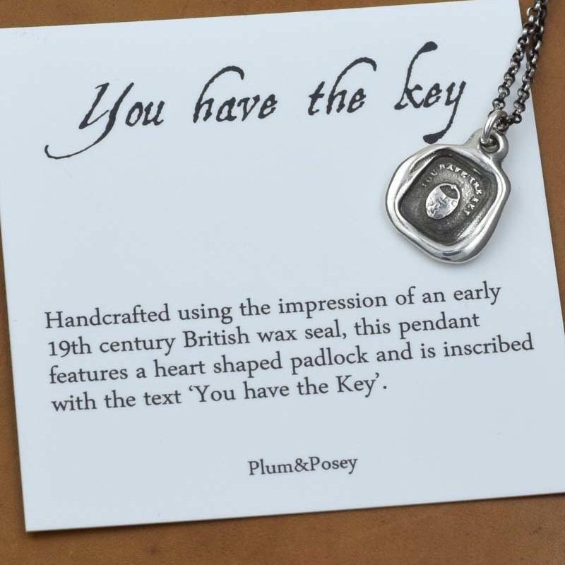 Key to My Heart - Petite Heart Padlock