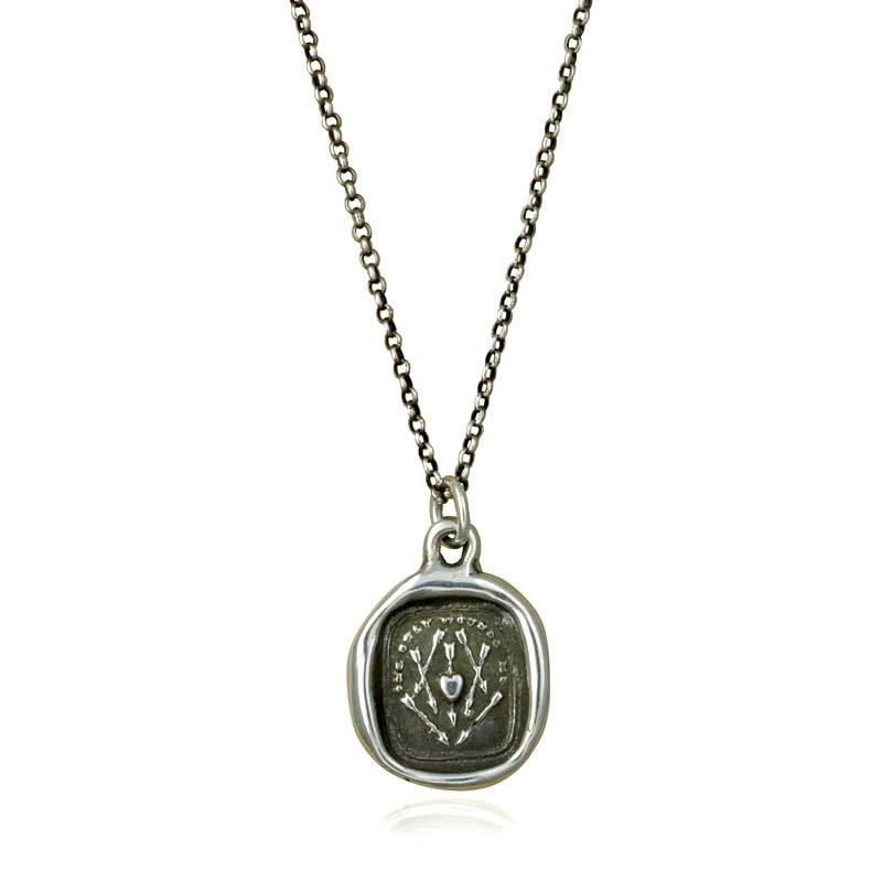 One True Love Heart and Arrows  Necklace