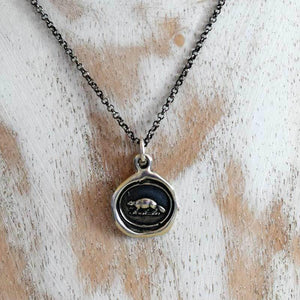 Industry and Perseverance Beaver Necklace