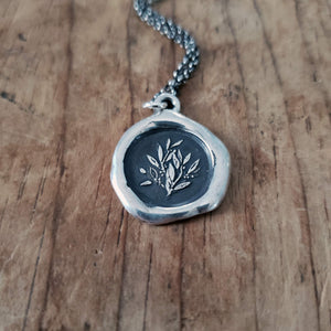 Laurels ~ Glory & Achievement Wax Seal Pendant