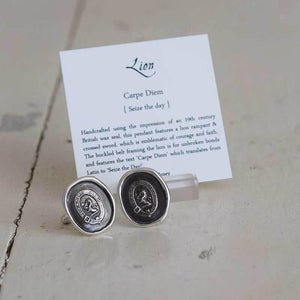 Lion Cufflinks - Carpe Diem