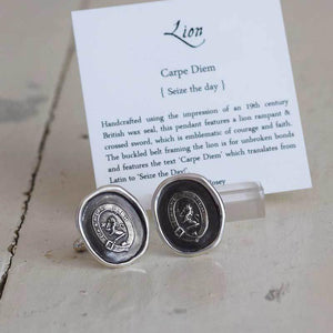 Lion Cufflinks - Carpe Diem