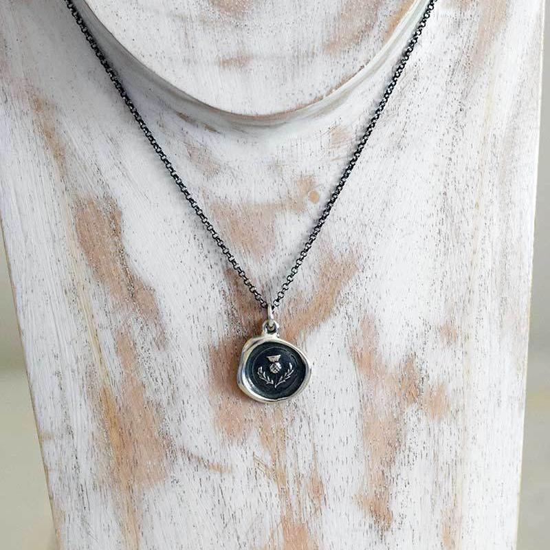 Scottish Thistle Necklace - Scotland the Brave
