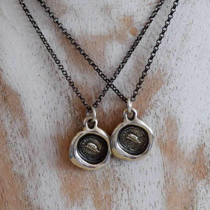 Peas in a Pod Wax Seal Necklace - All is discovered