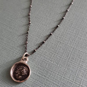 Oxidized Sterling Silver Satellite Chain