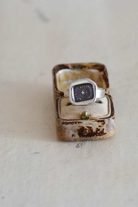 North Star Ring - Guiding Star Wax Seal Ring