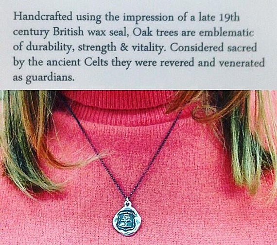 Oak Tree Necklace -  Strength, Vitality & Guardianship