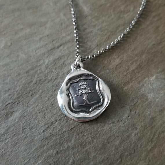 Oak Tree Necklace -  Strength, Vitality &amp; Guardianship