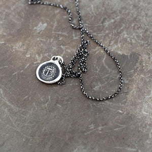 Hope Sustains - Victorian Whimsy Wax Seal Necklace