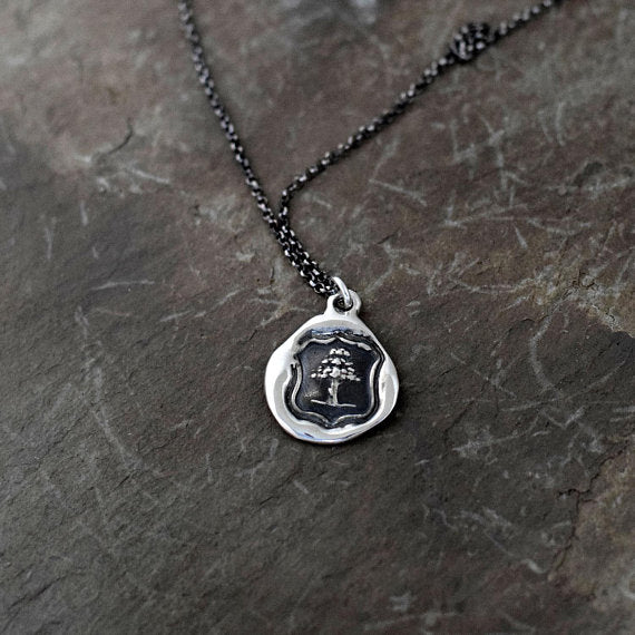 Oak Tree Necklace -  Strength, Vitality &amp; Guardianship