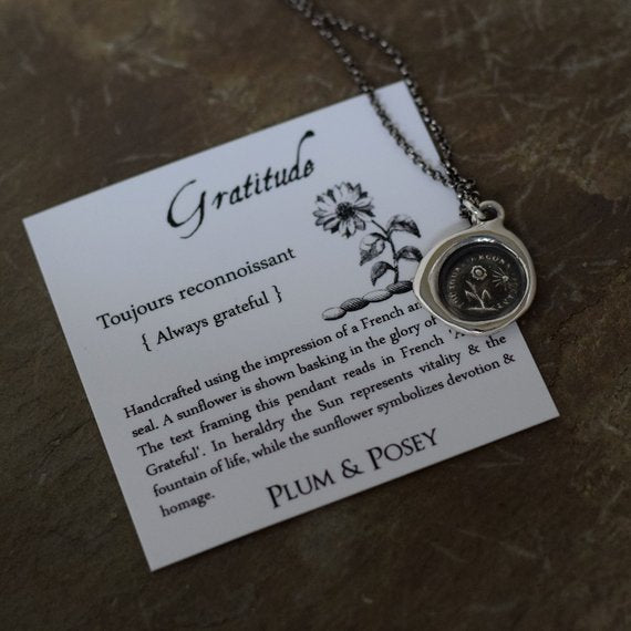 Gratitude - Sunflower and Sun