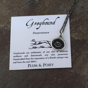 Greyhound Necklace - Perseverance
