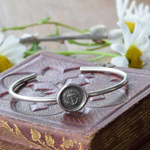 Hope Sustains Me - Victorian Anchor Wax Seal Bracelet
