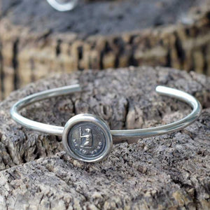 Silver Bear Bracelet- Silver bear jewelry featuring a tiny silver bear - Bear me in mind