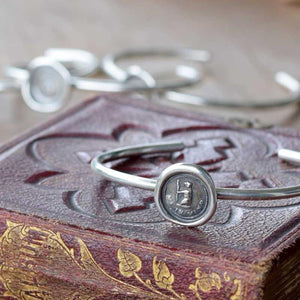 Silver Bear Bracelet- Silver bear jewelry featuring a tiny silver bear - Bear me in mind