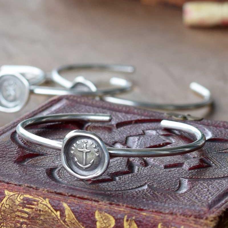 Anchor Bracelet - Hope in Thee Wax Seal Bracelet