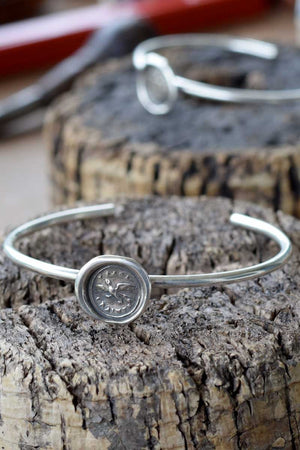 Fearless - Victorian Whimsy Eagle Wax Seal Bracelet