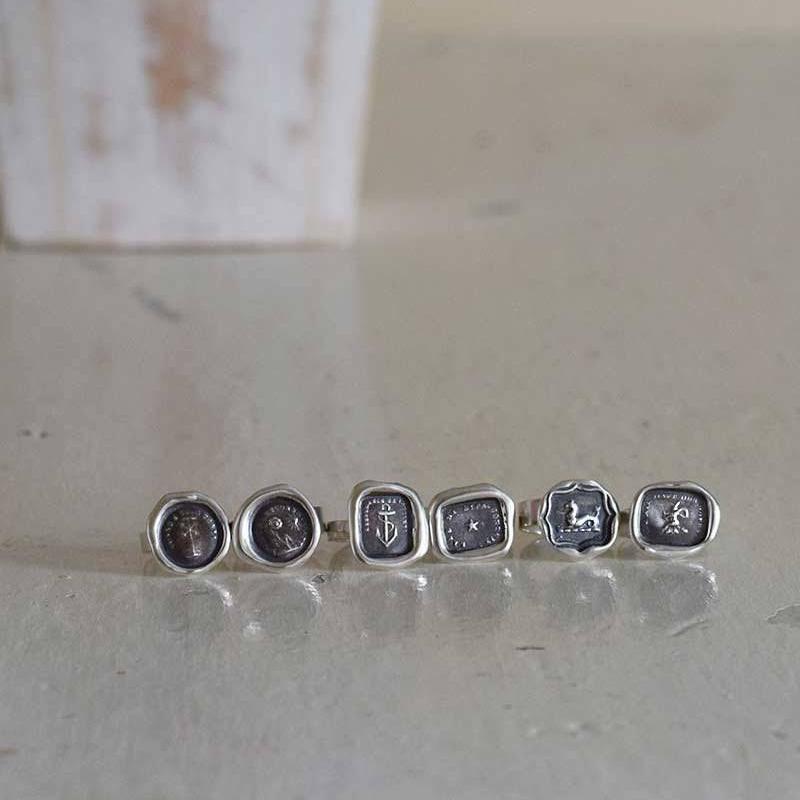 Swallow Wax Seal Ring -  Love and Loyalty